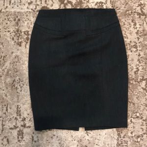 Dark Gray Express Pencil Skirt